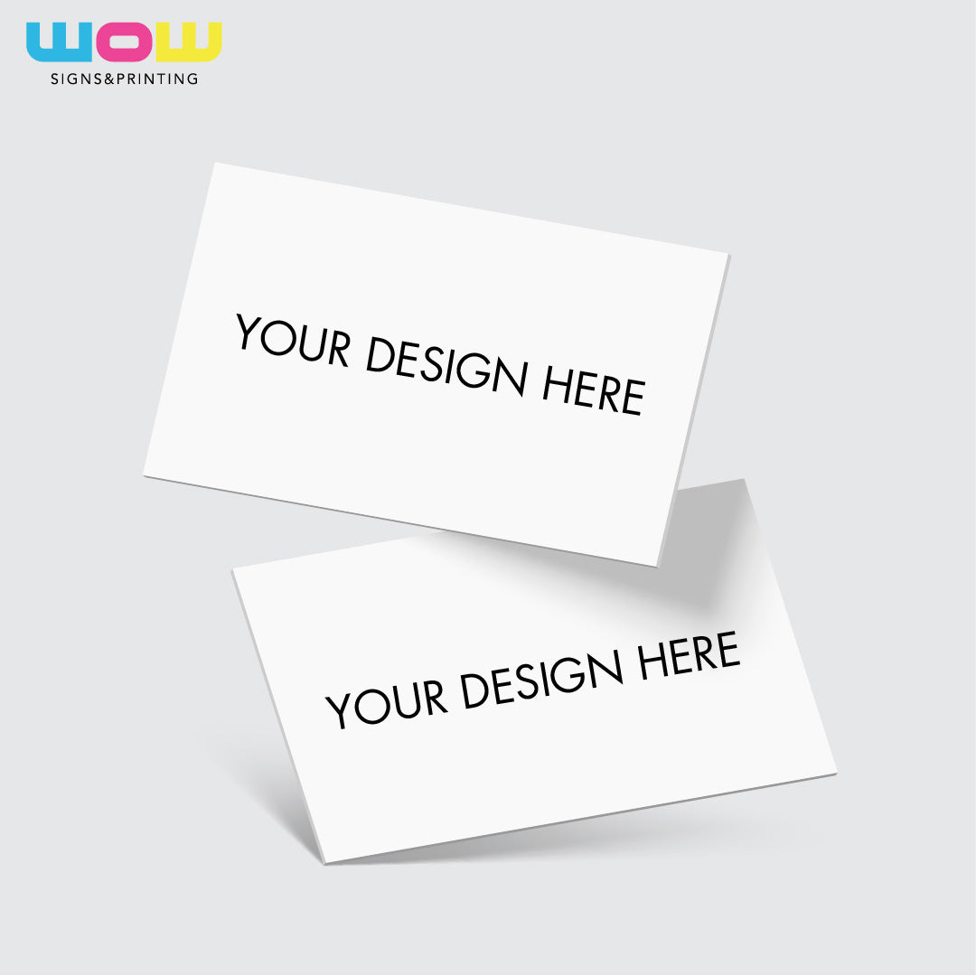 Standard Business Cards – WOW Signs and Printing